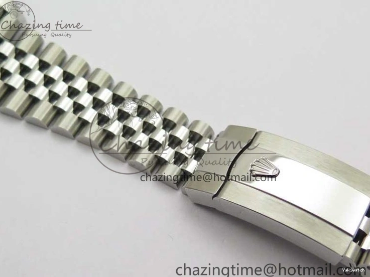 41 Gray Best Dial 904L VS3235 on 1:1 Jubilee VSF Edition DateJust SS 126330 Bracelet 0118